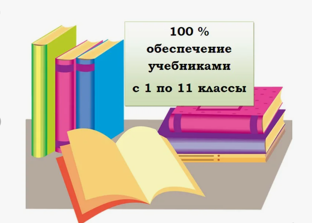 100% обеспеченность учебниками.